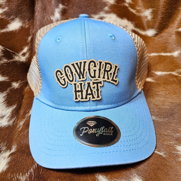 "Cowgirl Hat" Patch Trucker