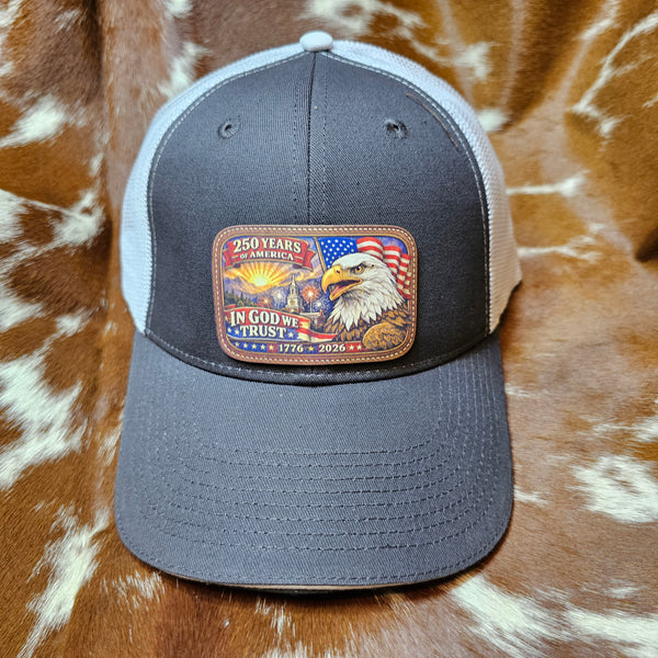 "250 Years of America, In God We Trust" Trucker