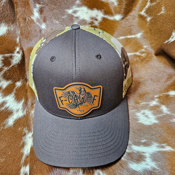 "F-CAW-F" Crow Patch Trucker