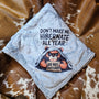 "Don't Make Me Hibernate All Year" Bear Blanket