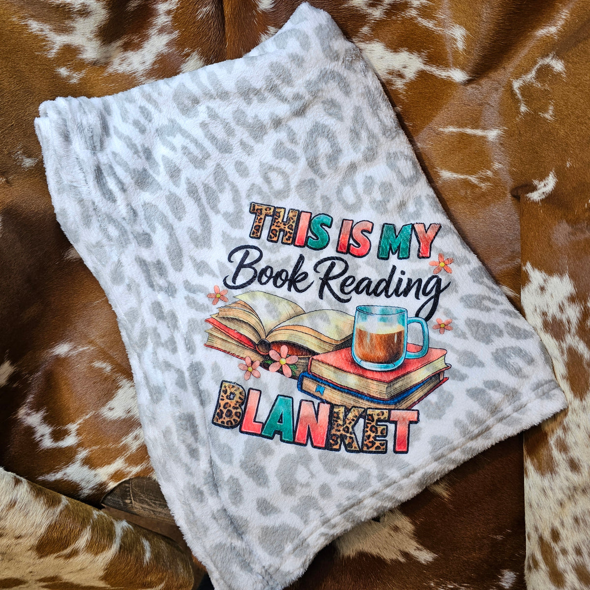 "This Is My Book Reading Blanket"