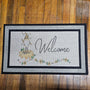 "Welcome" Sunflower & Bumblebee Mat