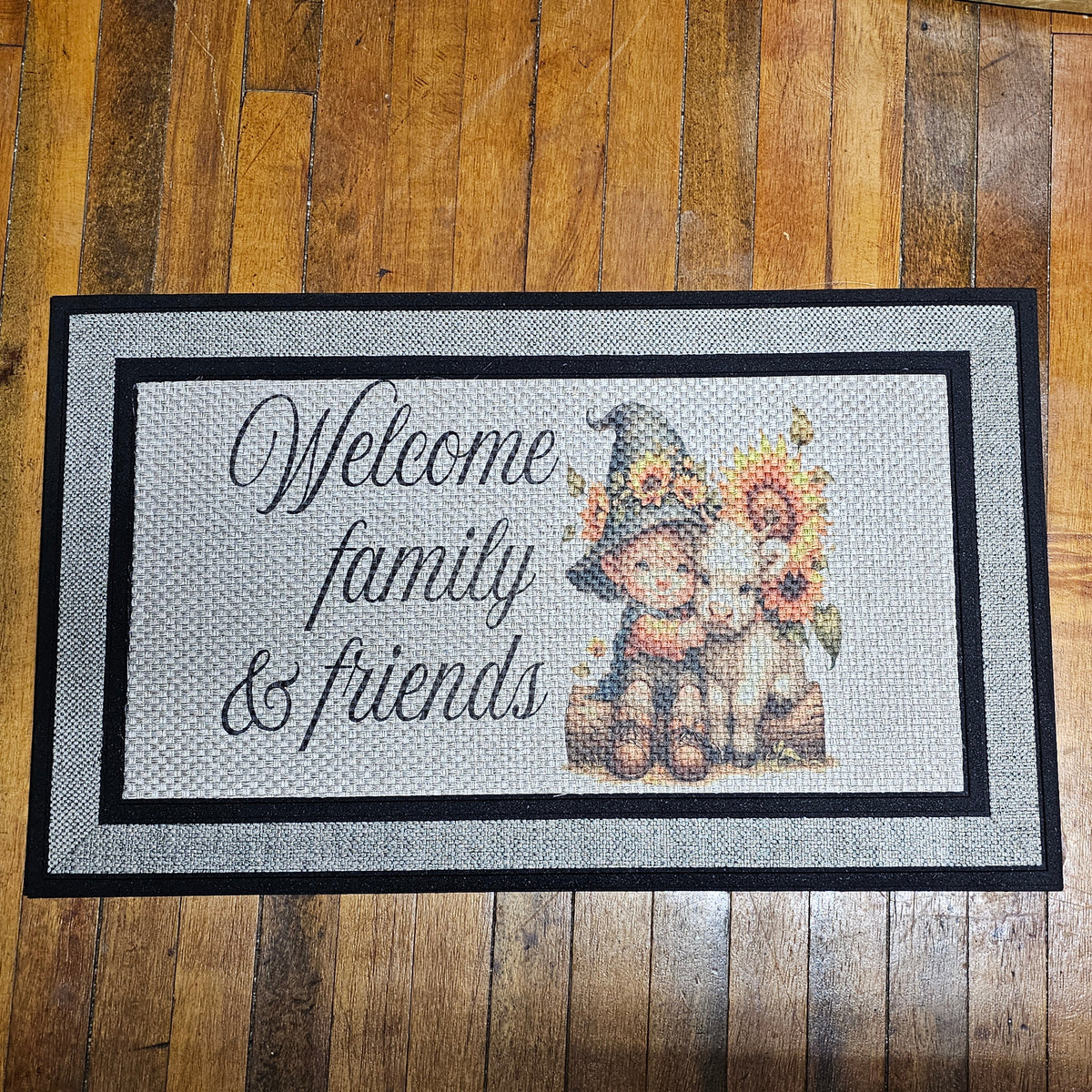 Cross-Stitch Family & Friends Mat