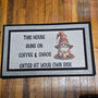 "Coffee & Chaos" Gnome Mat