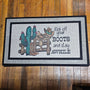 "Kick Off Your Boots" Cactus Mat