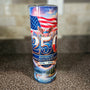 "American Semiquincentennial" Eagle & Flag Scenic 20oz Glow Tumbler