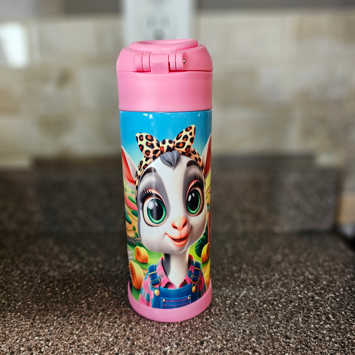 Baby Goat Farmyard Water Bottle