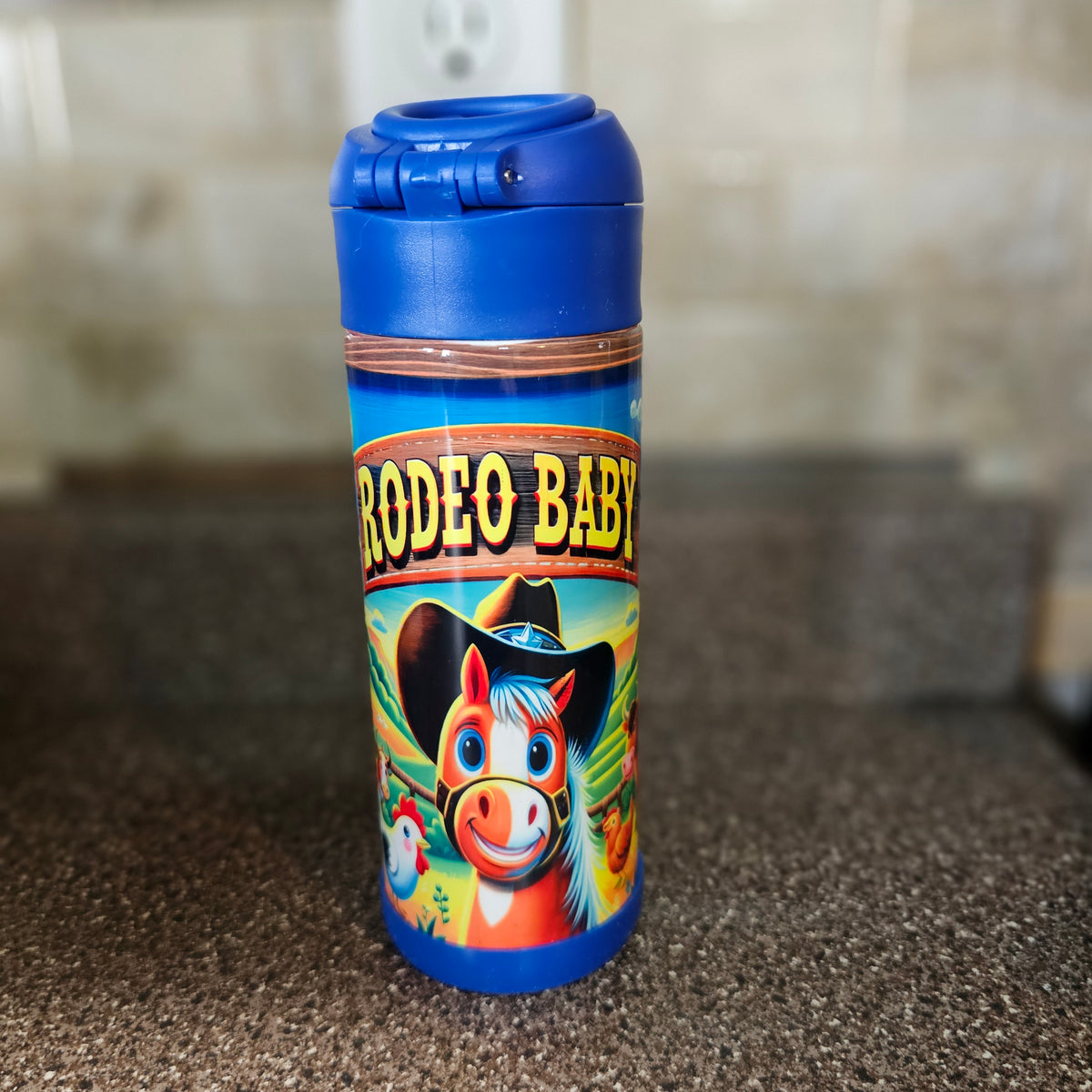 Rodeo Baby Horse Water Bottle
