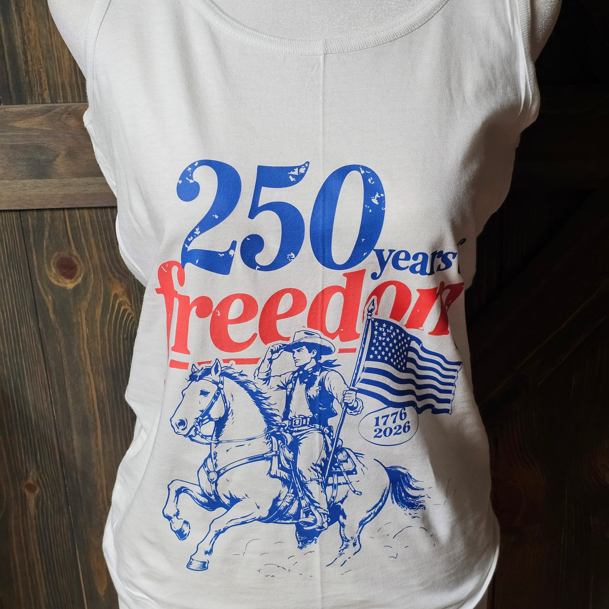 250 Years Cowboy Flag Tank