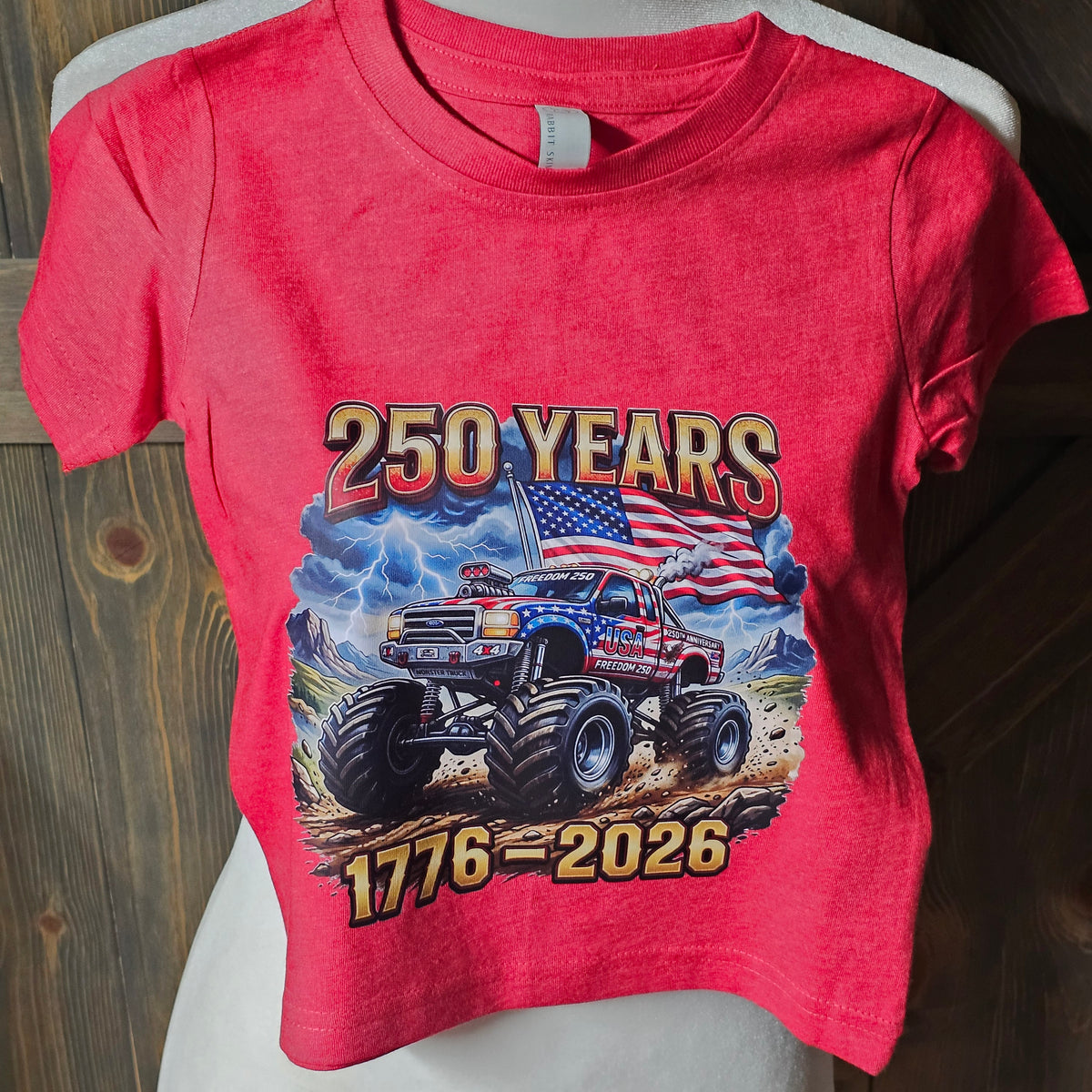 250 Years Monster Truck Toddler Tee