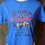 250 Years Cowboy Bronco Youth Tee