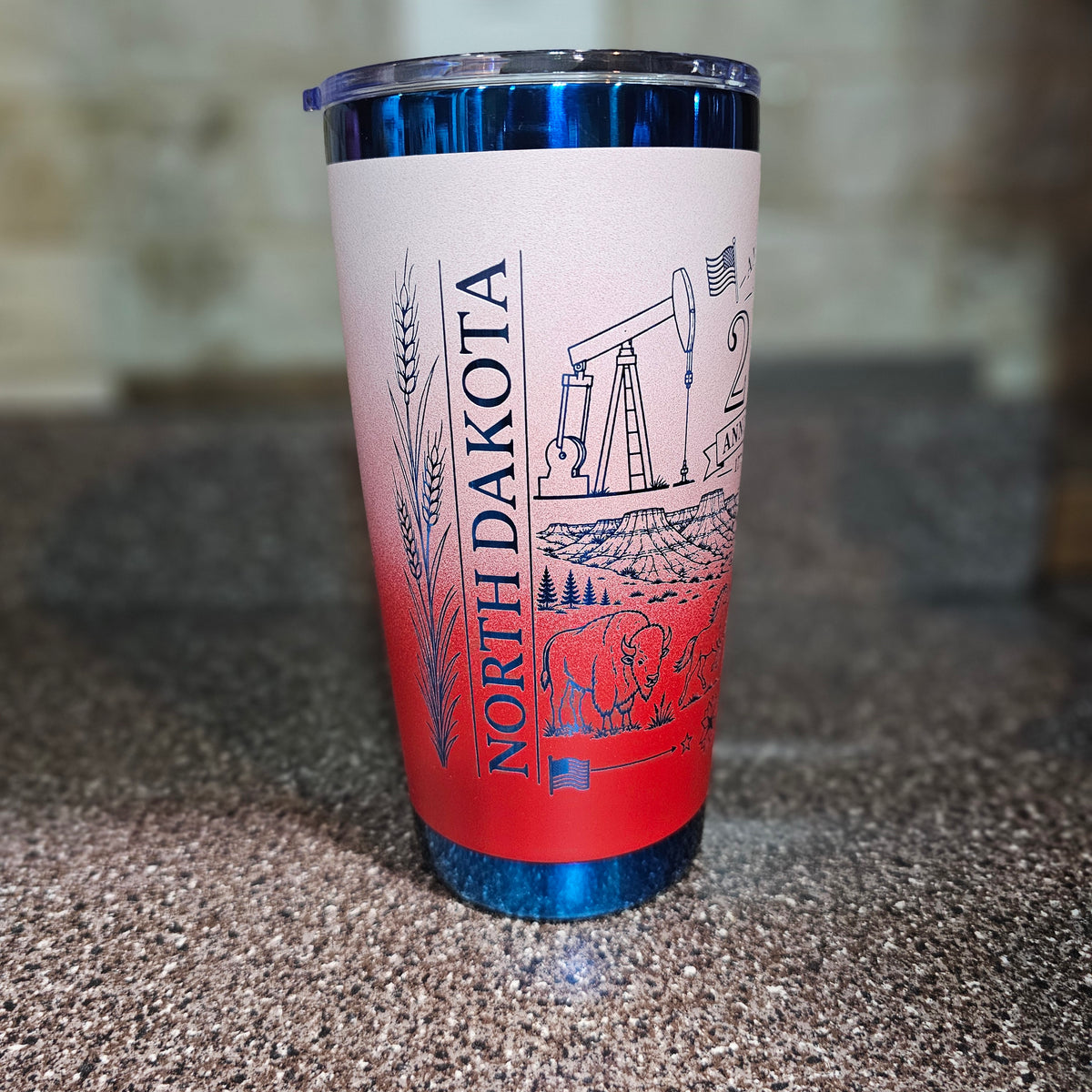 ND 250 Tumbler - Line Art