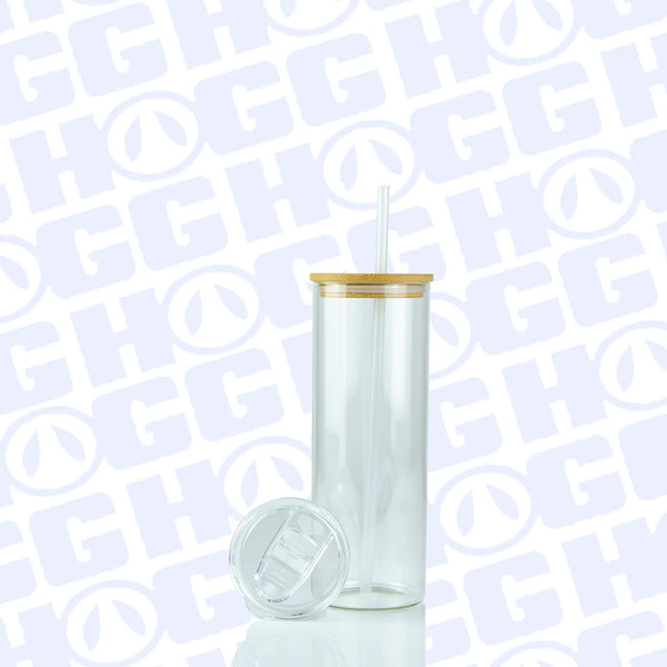 Custom 20oz Sublimatable Glass Skinny Duo Tumbler