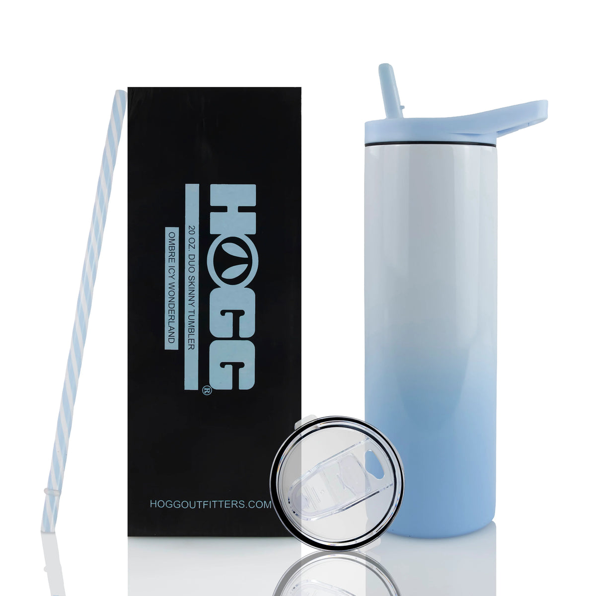 Custom 20 oz Sublimatable Duo Skinny Tumbler – Ombre