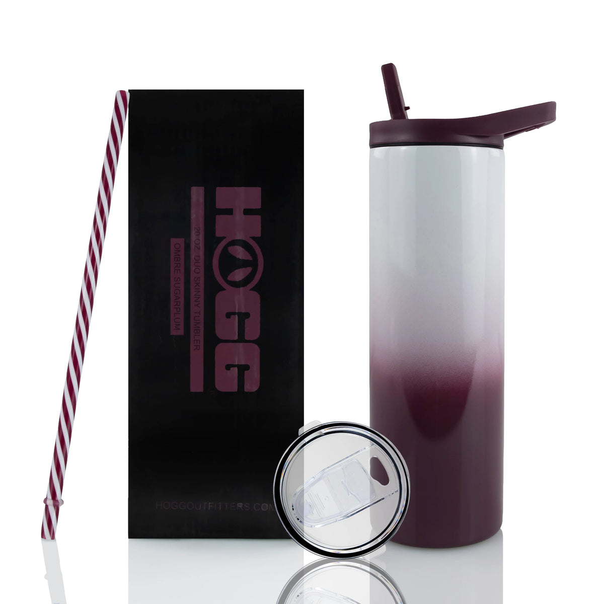 Custom 20 oz Sublimatable Duo Skinny Tumbler – Ombre