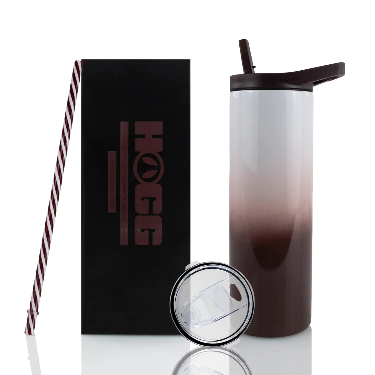 Custom 20 oz Sublimatable Duo Skinny Tumbler – Ombre