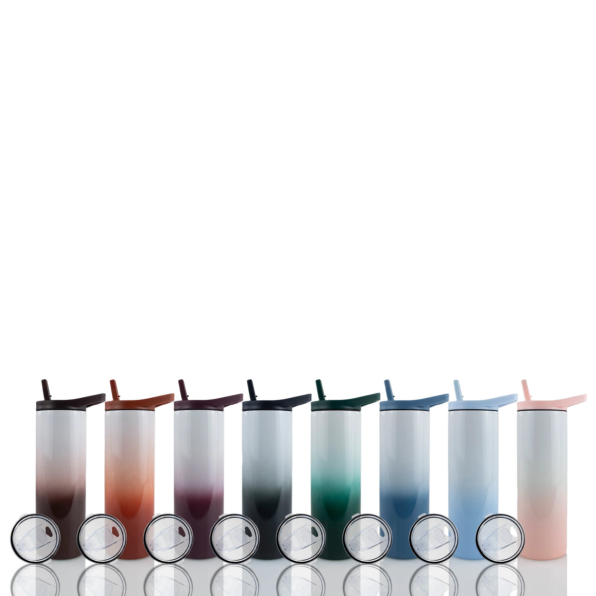 Custom 20 oz Sublimatable Duo Skinny Tumbler – Ombre