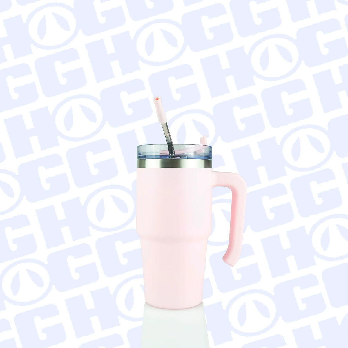 Custom 20 oz Powder Coated Grippy Tumbler