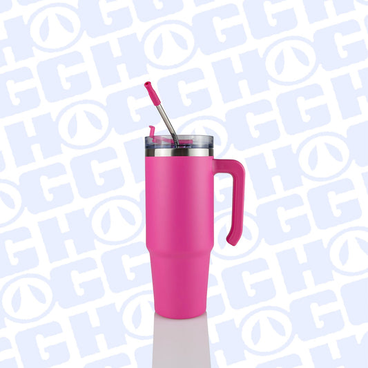 30oz Powder Coated Grippy Tumbler