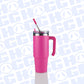 30oz Powder Coated Grippy Tumbler