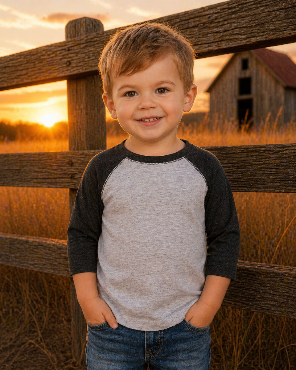 Custom Toddler Raglan