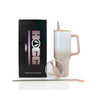 Custom 40oz Sublimatable Traveler Duo Tumbler – Holographic Ombre