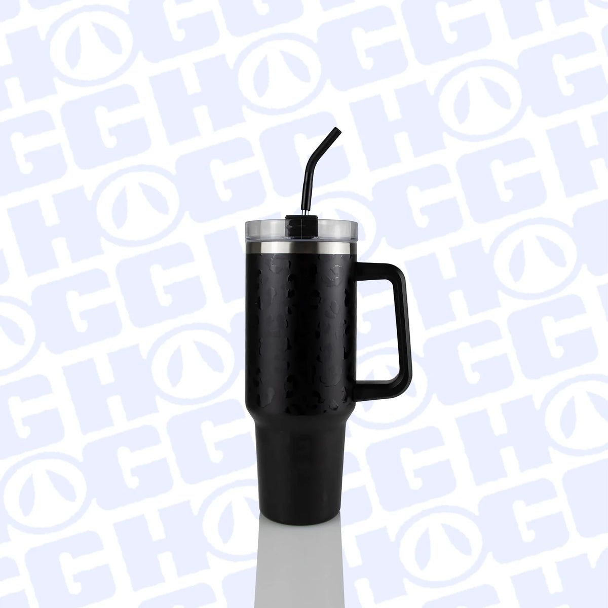Custom 40oz Powder Coated Traveler Tumbler