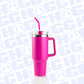 40oz Powder Coated Traveler Tumbler