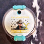Full slider lid tag for customizing tumbler lids