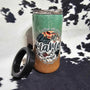 Mama ombre 12 oz tumbler with epoxy finish and dual use