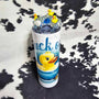Funny white tumbler with “Duck Off” saying and duck graphic