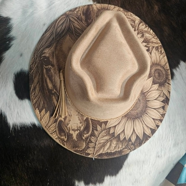 Horse & Sunflower Hat