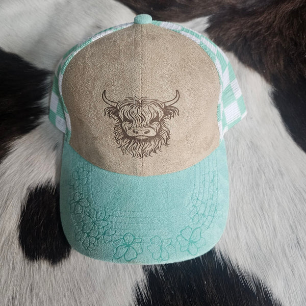 Highland Cow Trucker Cap