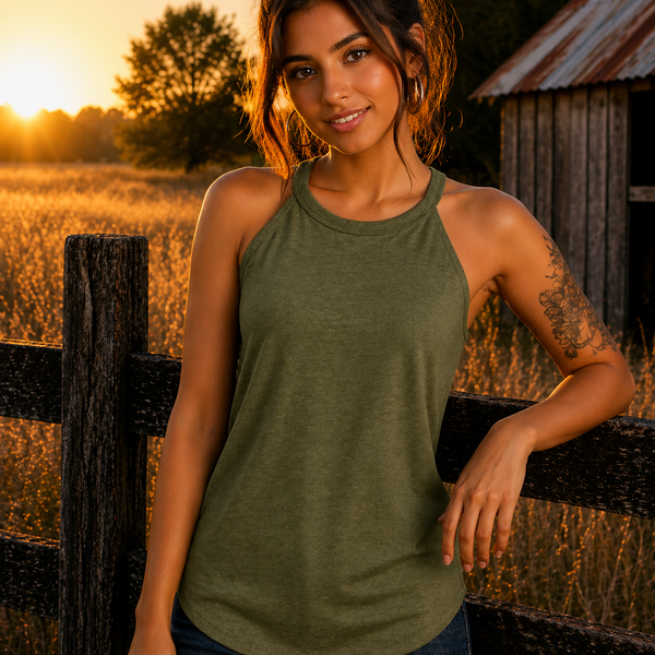 Custom Adult Women Rocker Tank