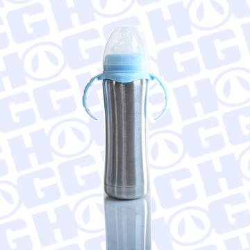 8 oz Epoxy Baby Bottle - Blue Stainless Steel Epoxy Farmhouse Hobbies   