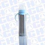 8 oz Epoxy Baby Bottle - Blue Stainless Steel Epoxy Farmhouse Hobbies   