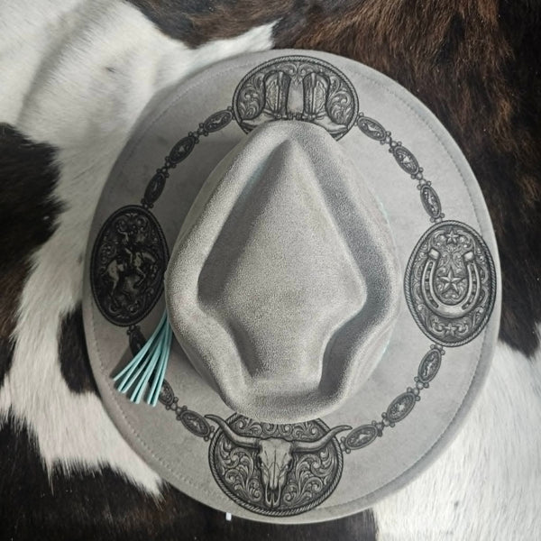 Conchos & Longhorn Hat