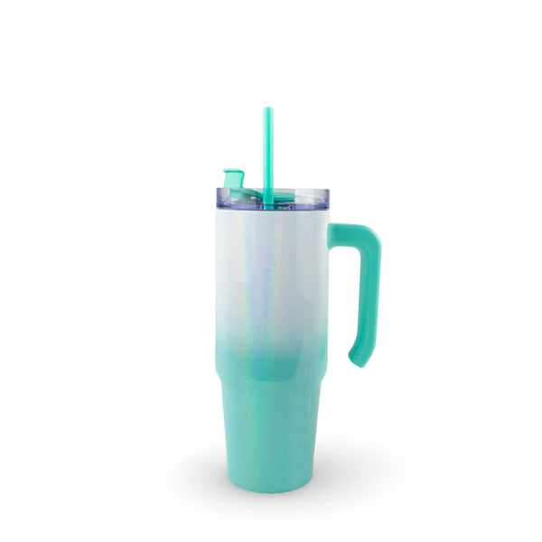 Custom 30 oz Sublimation Grippy Tumbler – Holographic Ombre