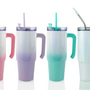 Custom 30 oz Sublimation Grippy Tumbler – Holographic Ombre