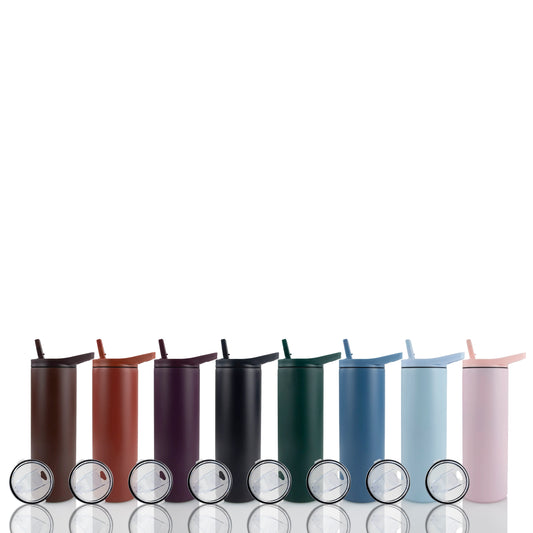 20 oz Powder Coated Powder Coated Duo Skinny Tumbler