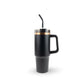 30oz Powder Coated Traveler Tumbler with Electroplated Underlay