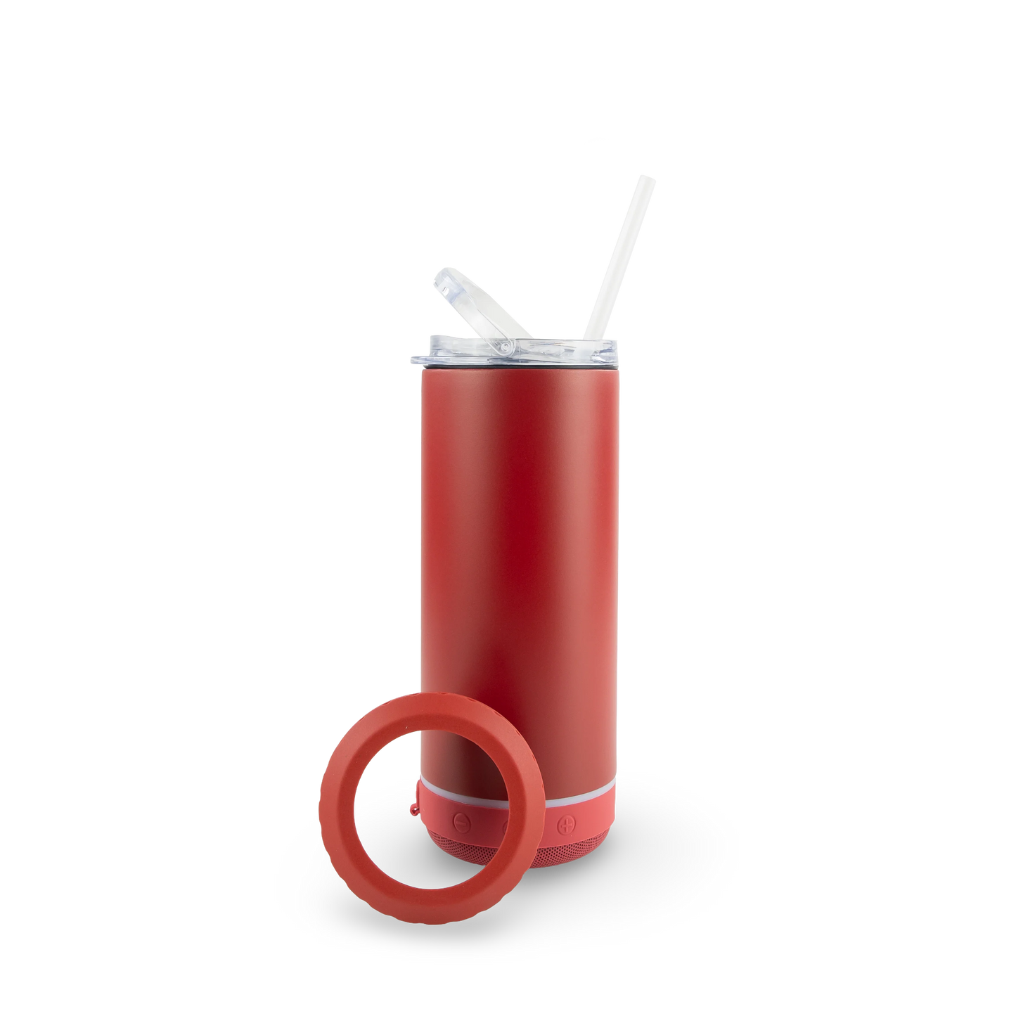 Powder Coated 4-in-1 Can Koozie with Bluetooth Speaker