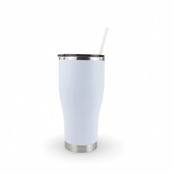 Custom 30oz Powder Coated Modern Curve Tumbler