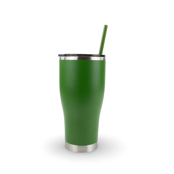 Custom 30oz Powder Coated Modern Curve Tumbler