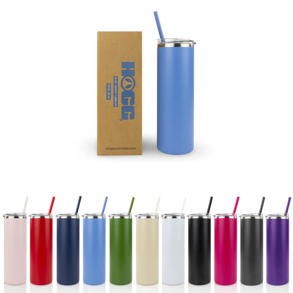 Custom 20oz Powder Coated Skinny Tumbler