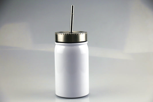 17 oz Sublimation Mason Jar – Farmhouse Vibes No Glass Drama