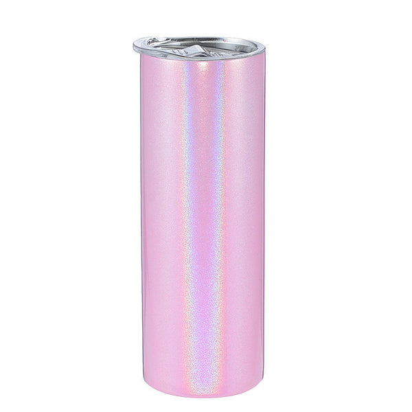 Custom 20 oz Skinny Sublimation Glitter Tumbler