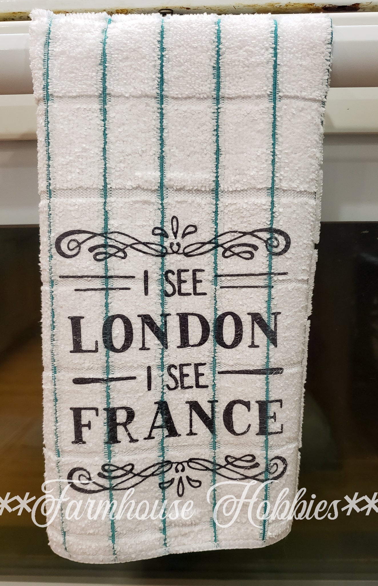 Towel (Single) I See London Home Decor/Accessories Farmhouse Hobbies   