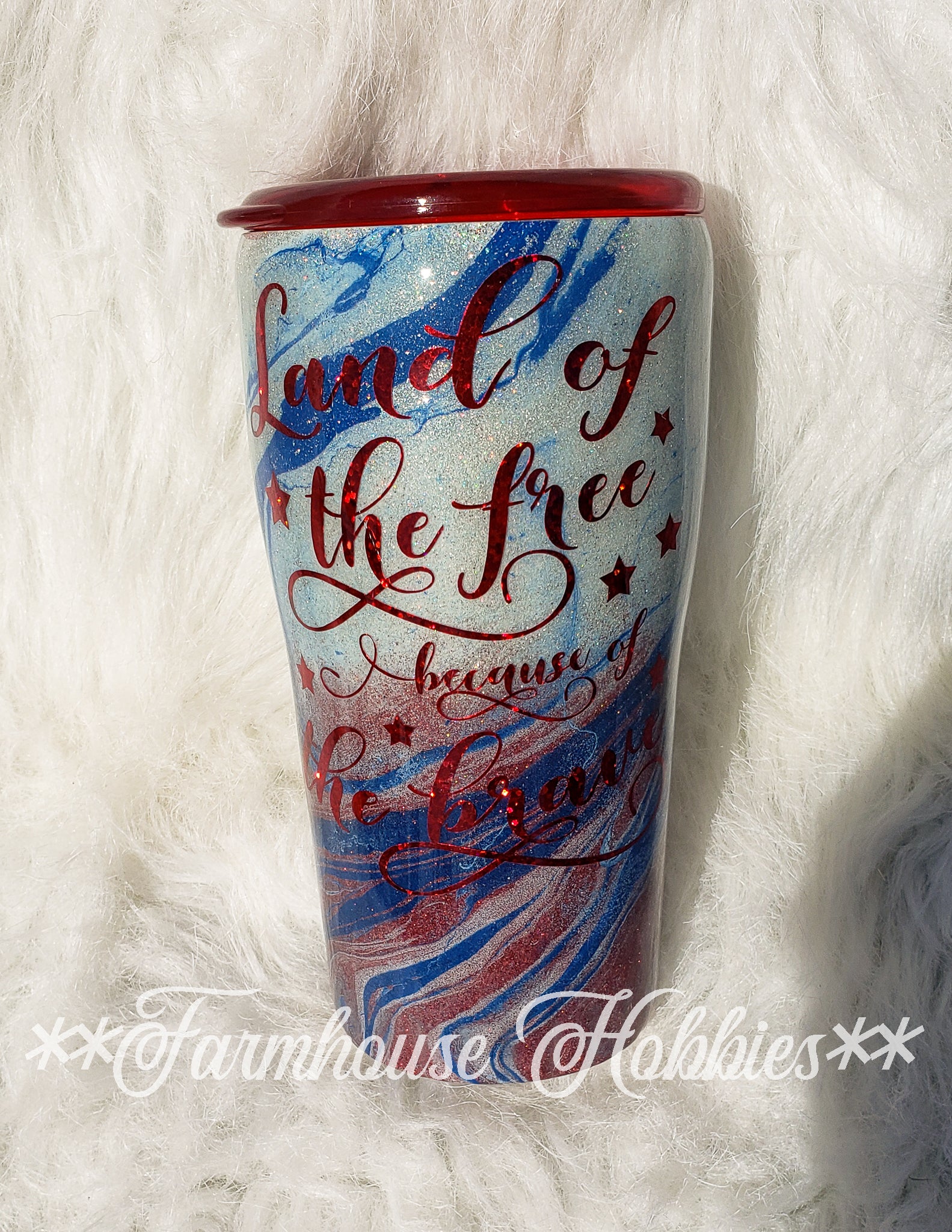 Land of the Free RTS Drinkware Farmhouse Hobbies   