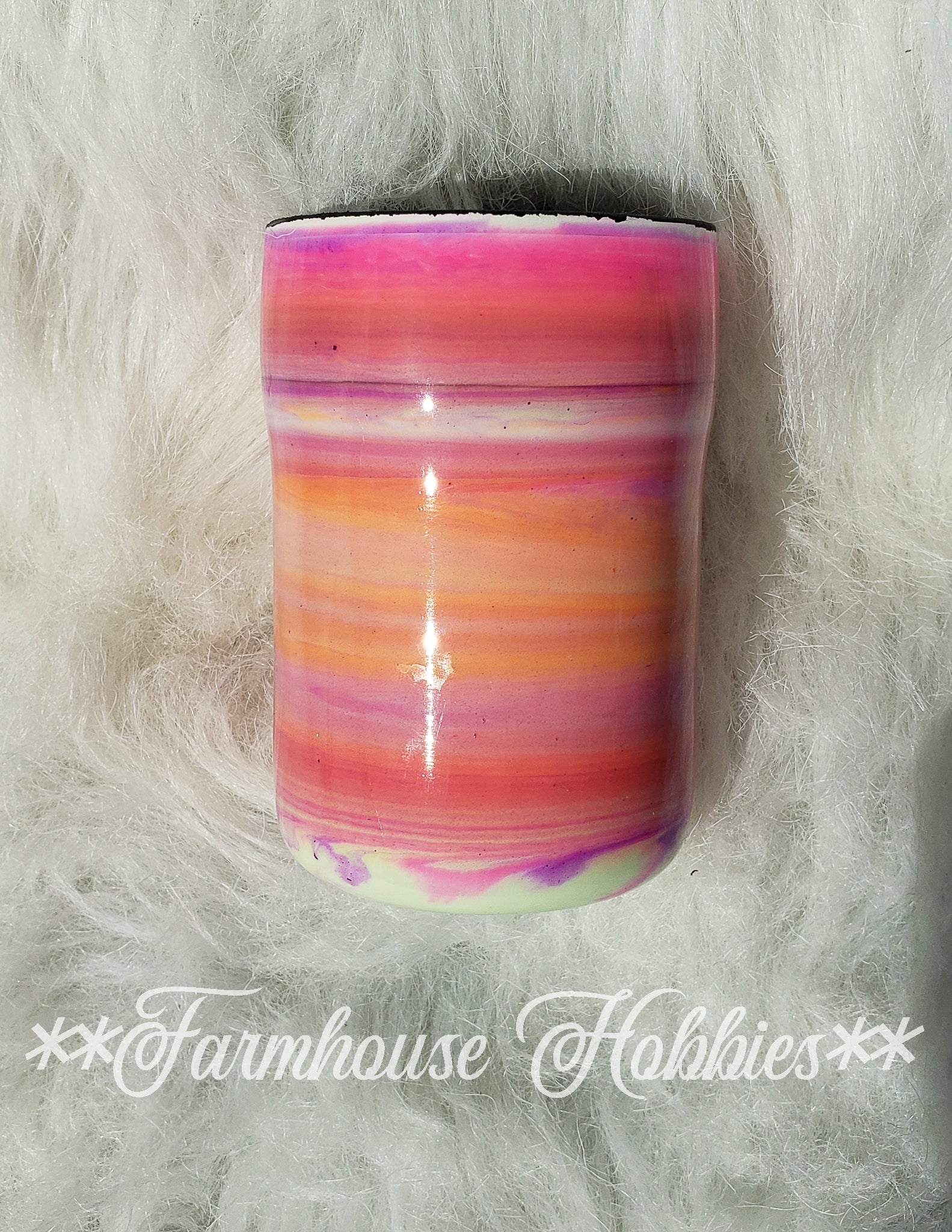 Glow in the dark Swirl RTS Drinkware Farmhouse Hobbies   